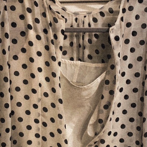 white 'motive & more' dress in black polka dots - Picture 4 of 5